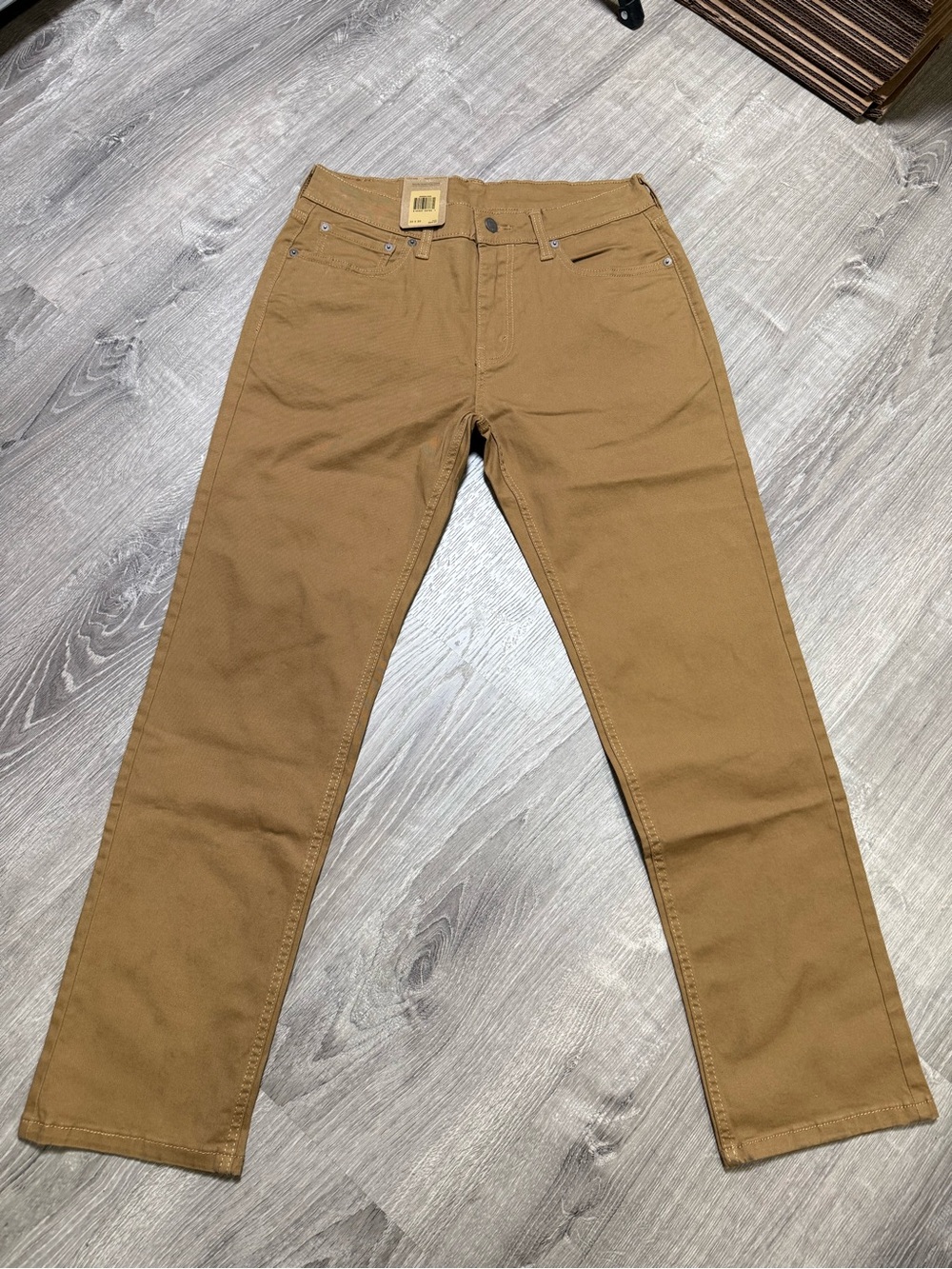 Levi’s 505 Khaki Regular Fit Stretch Jeans
